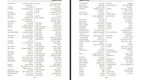 دانلود پی دی اف کتاب دیکشنری زیست شناسی انگلیسی به فارسی PDF